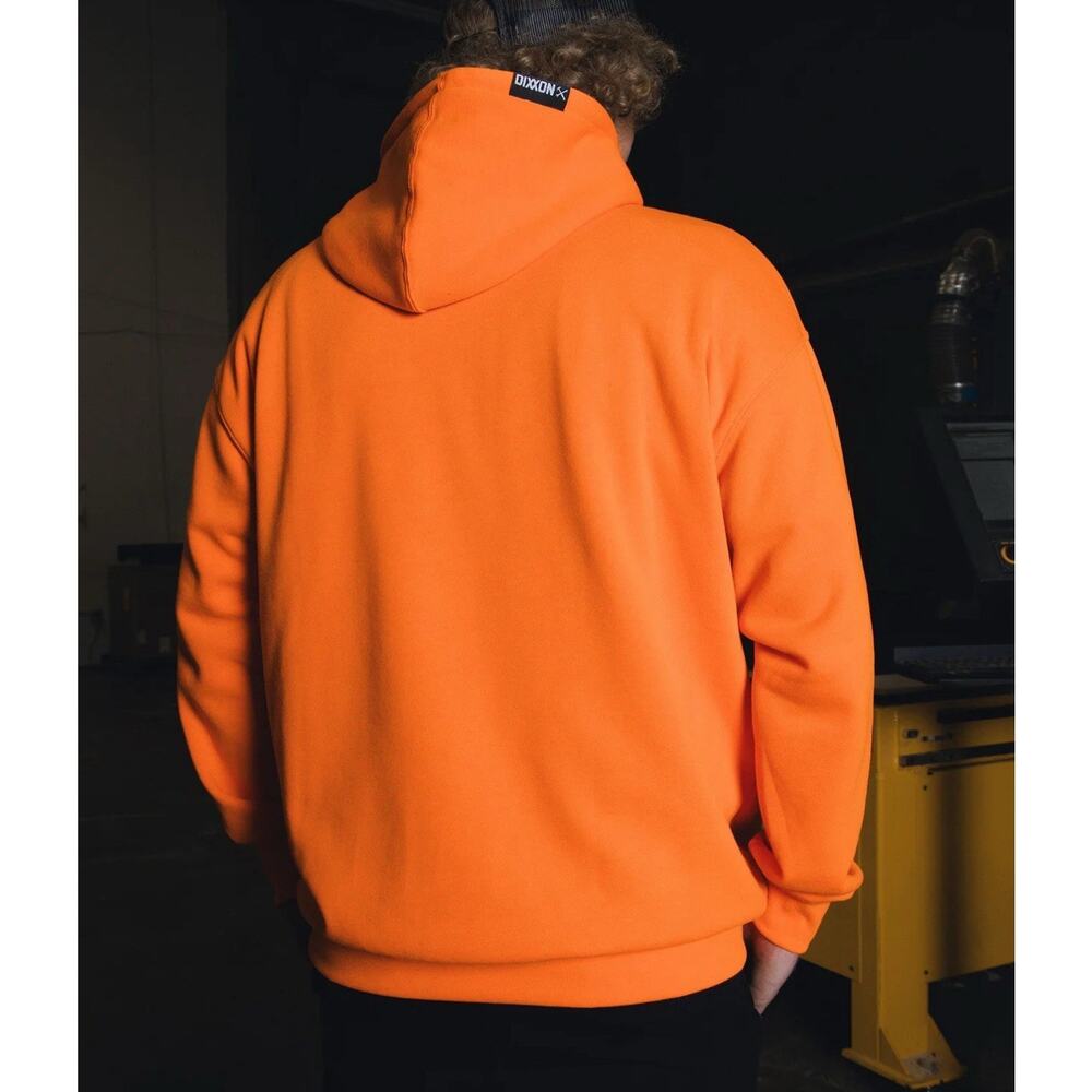 DIXXON PULLOVER HOODIE - SAFETY ORANGE Construction